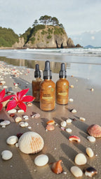 Huile scintillante corps Clémence & Vivien